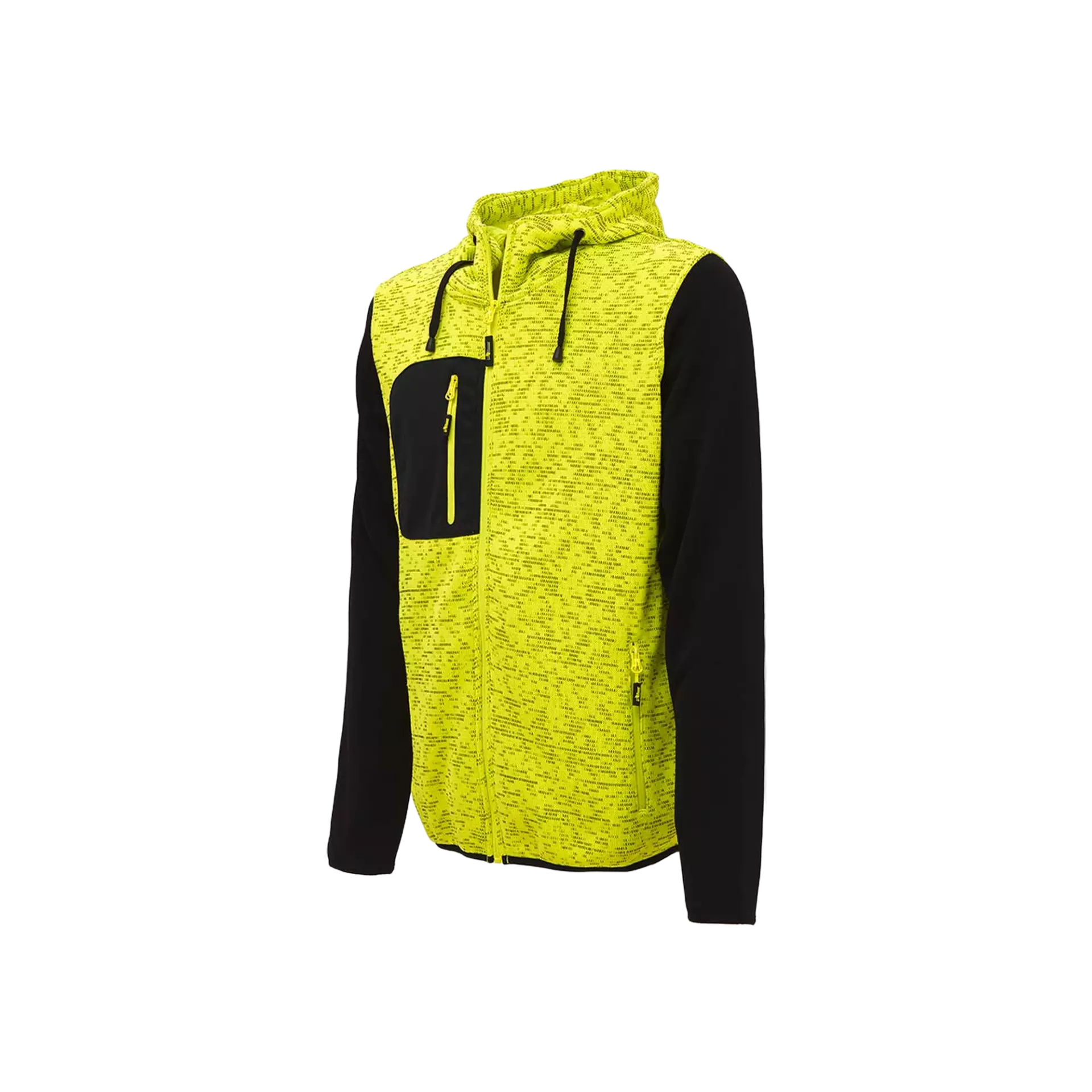 U-Power EY174YF, Rainbow Yellow Fluo Sweatshirt, image 3