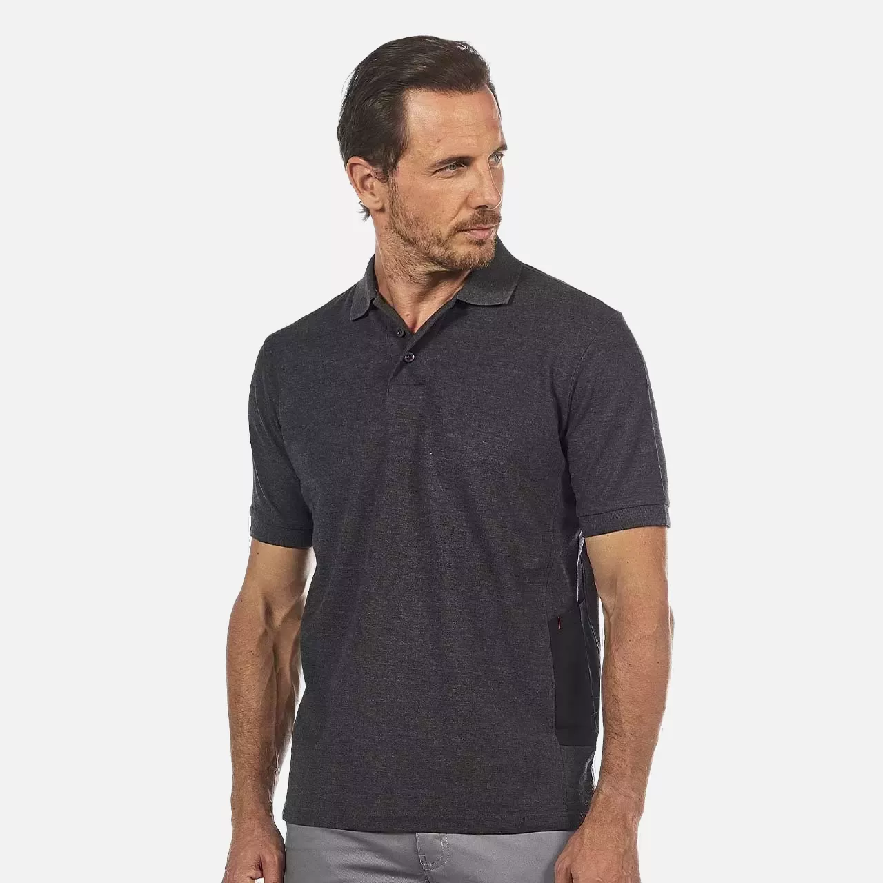 U-Power EY125GM, Gap Grey Meteorite Polo Shirt, image 7