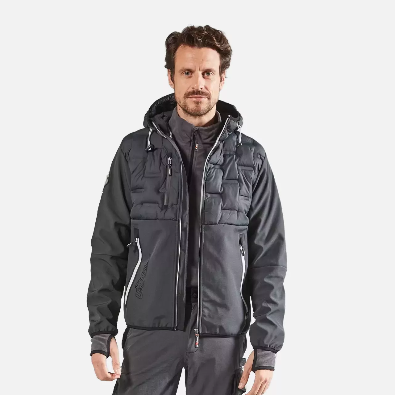 U-Power FU213GM, Spock Grey Meteorite Soft Shell, image 4