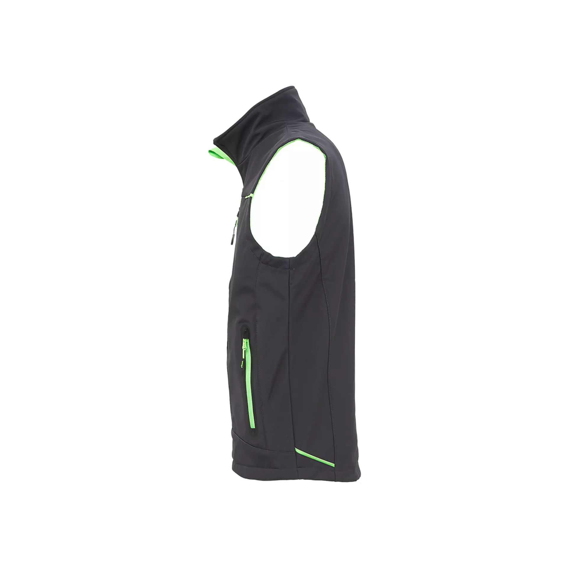 U-Power FU188RL, Universe Asphalt Grey/Green Work Vest, image 4