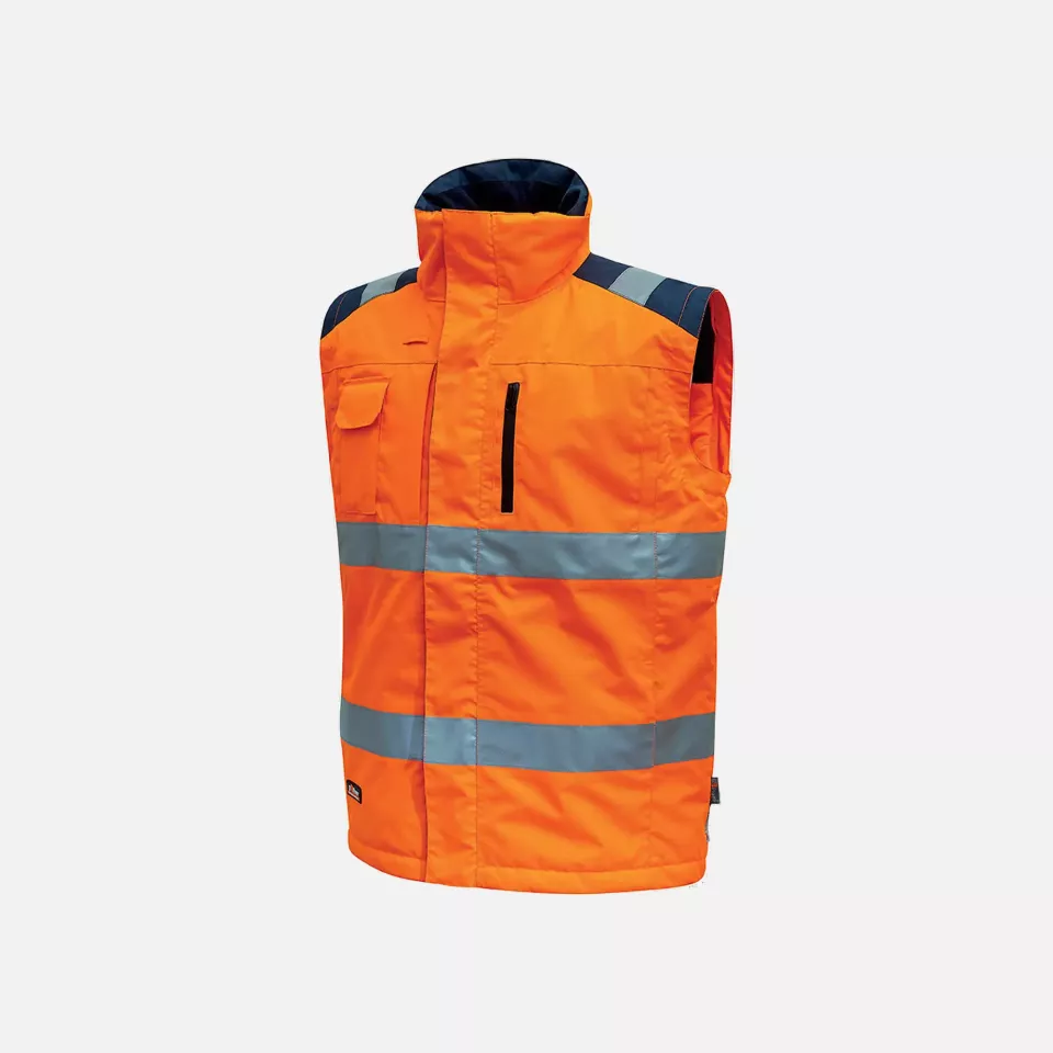 U-Power HL159OF, Prime Orange Fluo Work Vest, image 1, gallery thumbnail