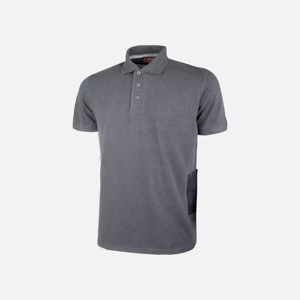 U-Power EY125GM, Gap Grey Meteorite Polo Shirt, image 1, gallery thumbnail