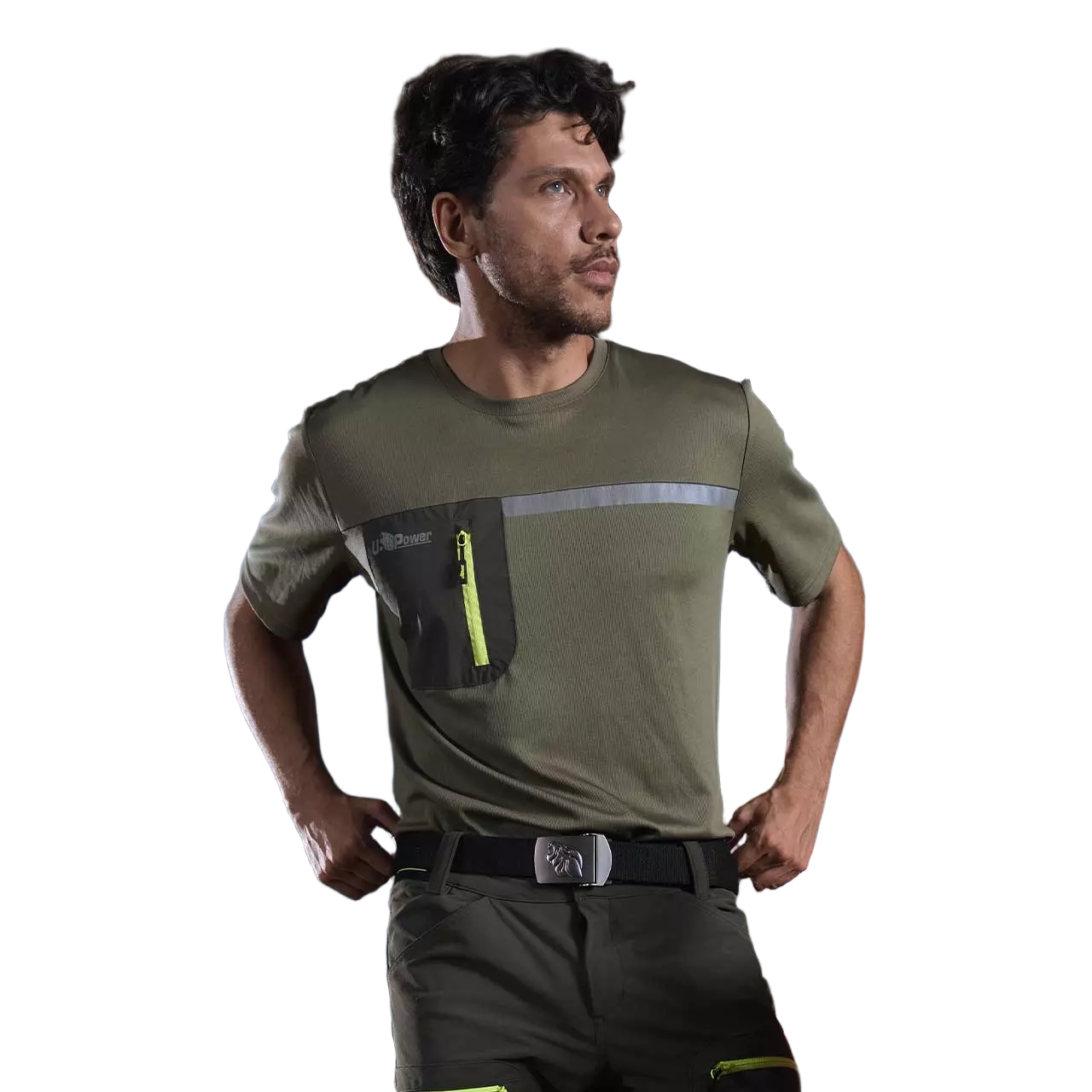 U-Power FU248BO, Christal Burnt Olive T-Shirt, image 4