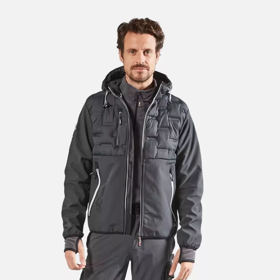 U-Power FU213GM, Spock Grey Meteorite Soft Shell, image 4, gallery thumbnail