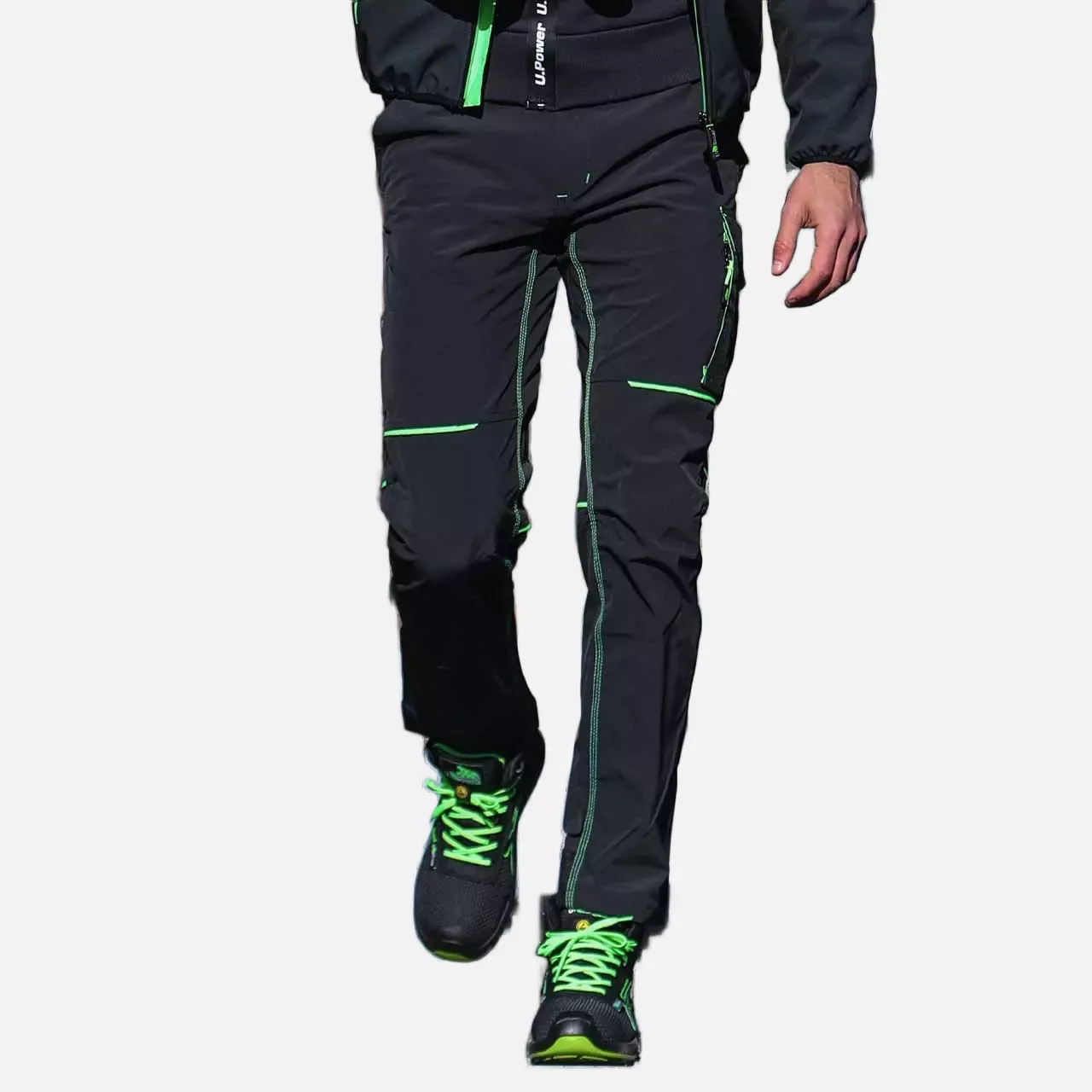 U-Power FU189RL, World Asphalt Grey/Green Hose, image 2