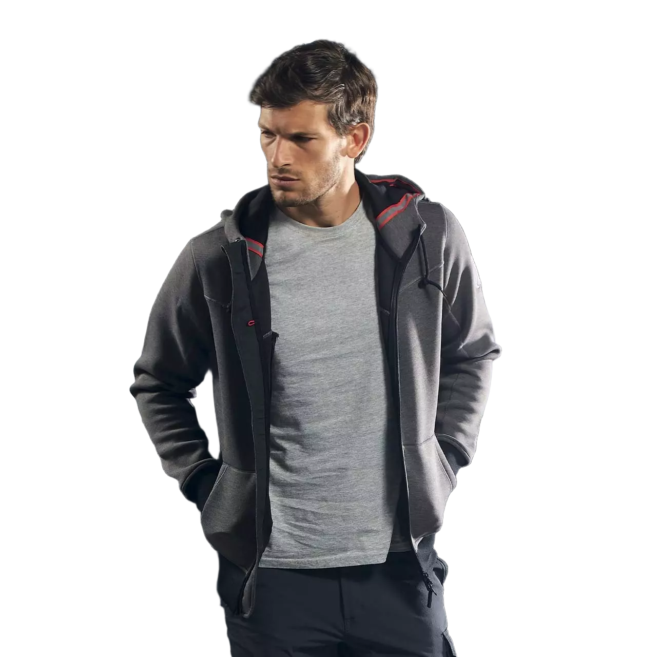 U-Power PE119GM, Tasty Grey Meteorite Sweatshirt, image 6