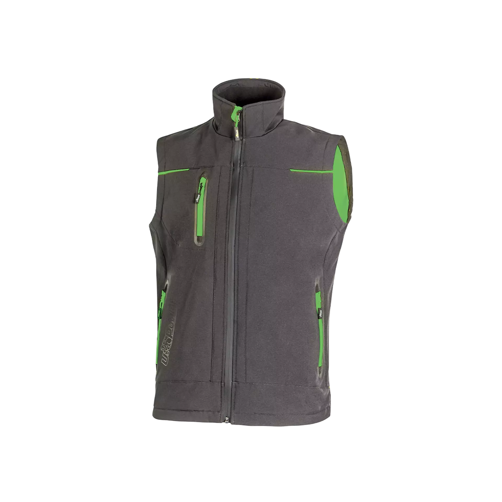 U-Power FU188RL, Universe Asphalt Grey/Green Work Vest