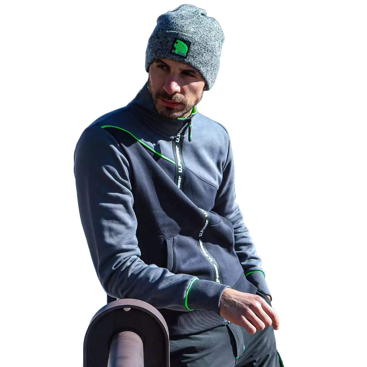 U-Power EY243AG, Uranus Asphalt Grey Sweatshirt, image 3