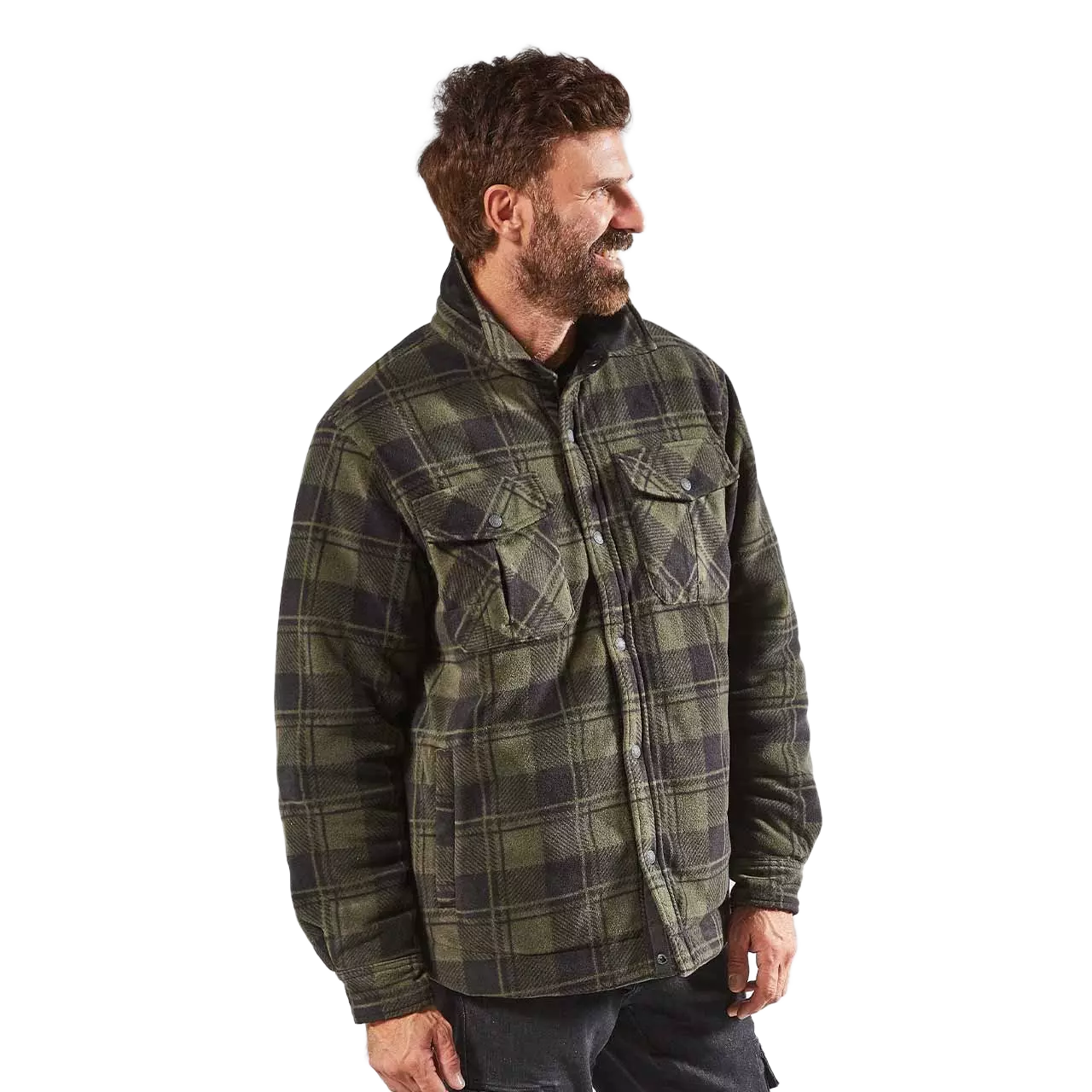 U-Power EX273DG, Willow Dark Green Shirt Jacket, image 2