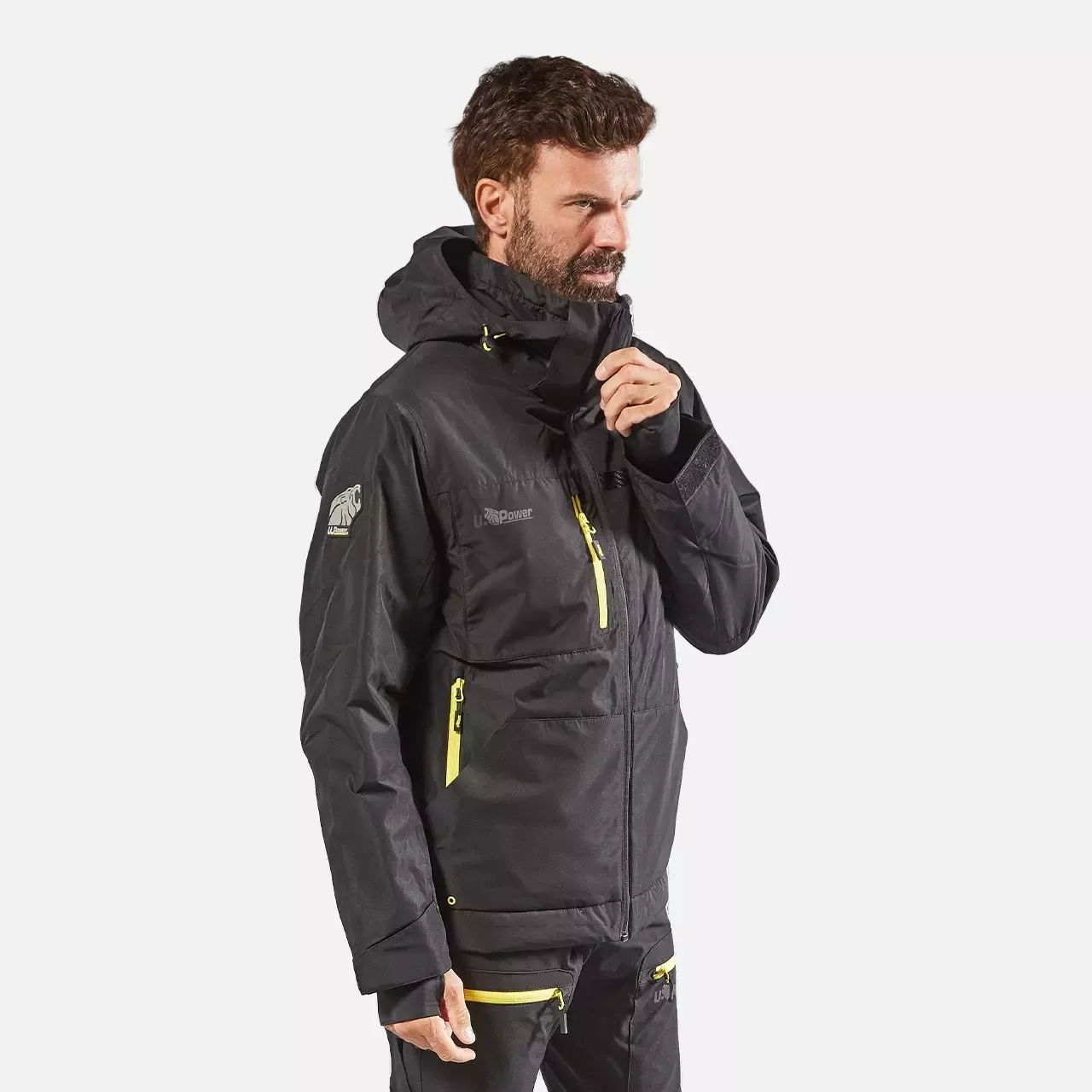 U-Power FU255BC, Wink Black Carbon Work Jacket, image 7