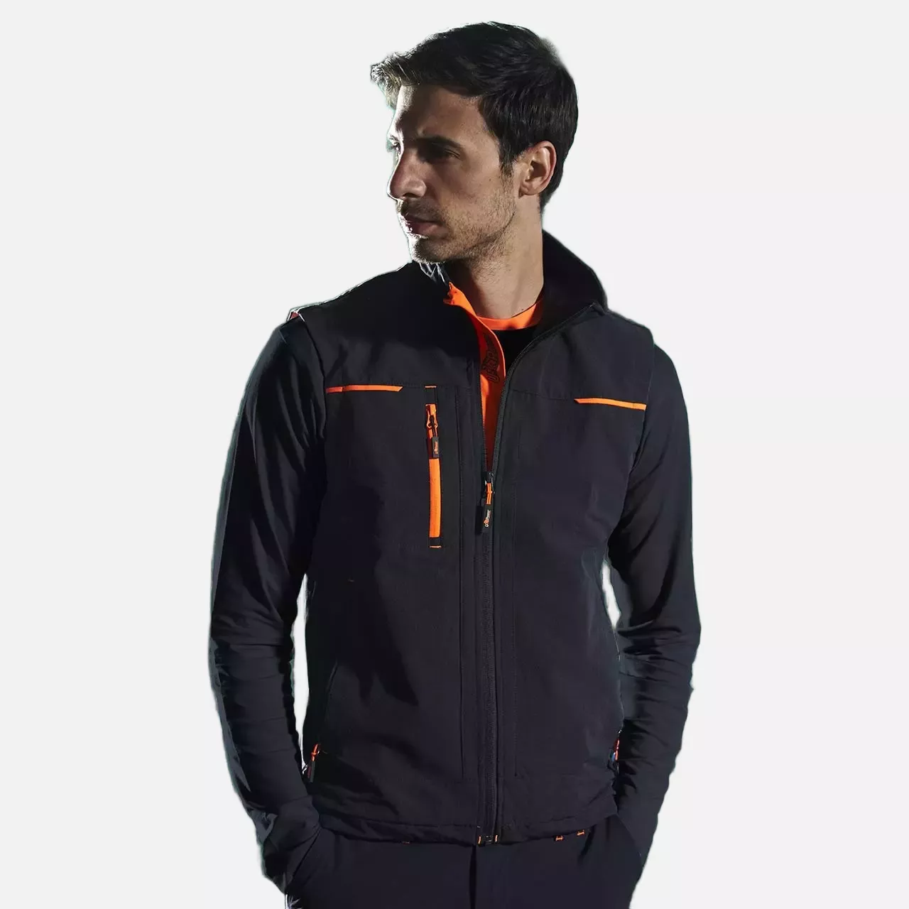 U-Power PE181DB, Saturn Deep Blue Work Vest, image 2