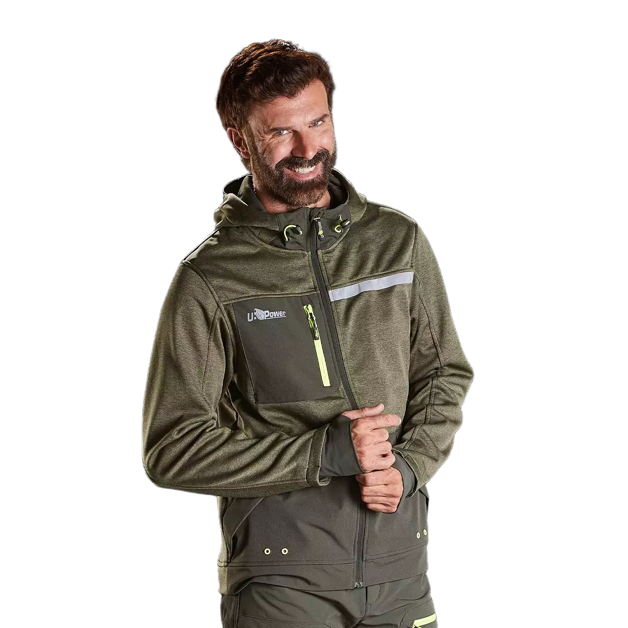 U-Power FU275DG, Galaxy Dark Green Sweatshirt, image 5