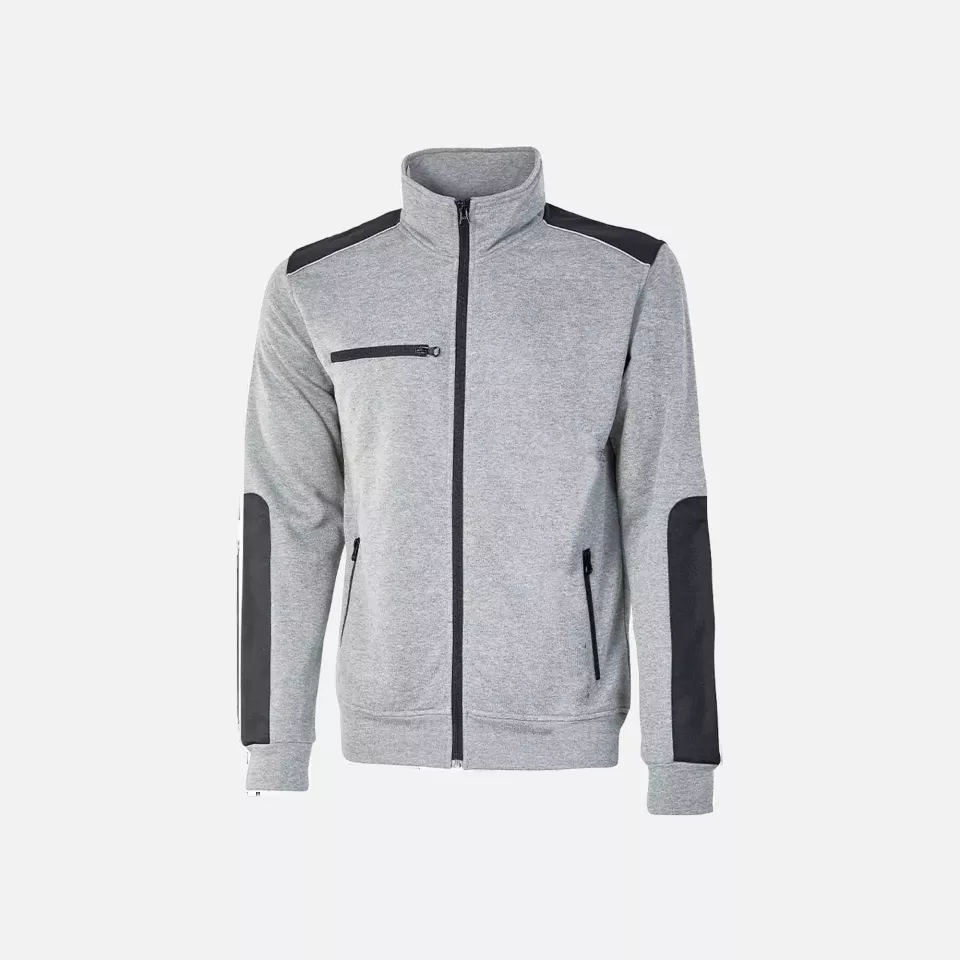 U-Power EY129GS, Snug Grey Silver Sweatshirt, image 1, gallery thumbnail