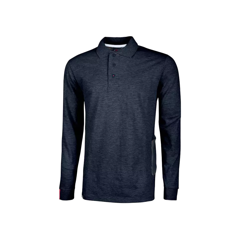 U-Power EY144DB, Live Deep Blue Polo Shirt, image 1, gallery thumbnail