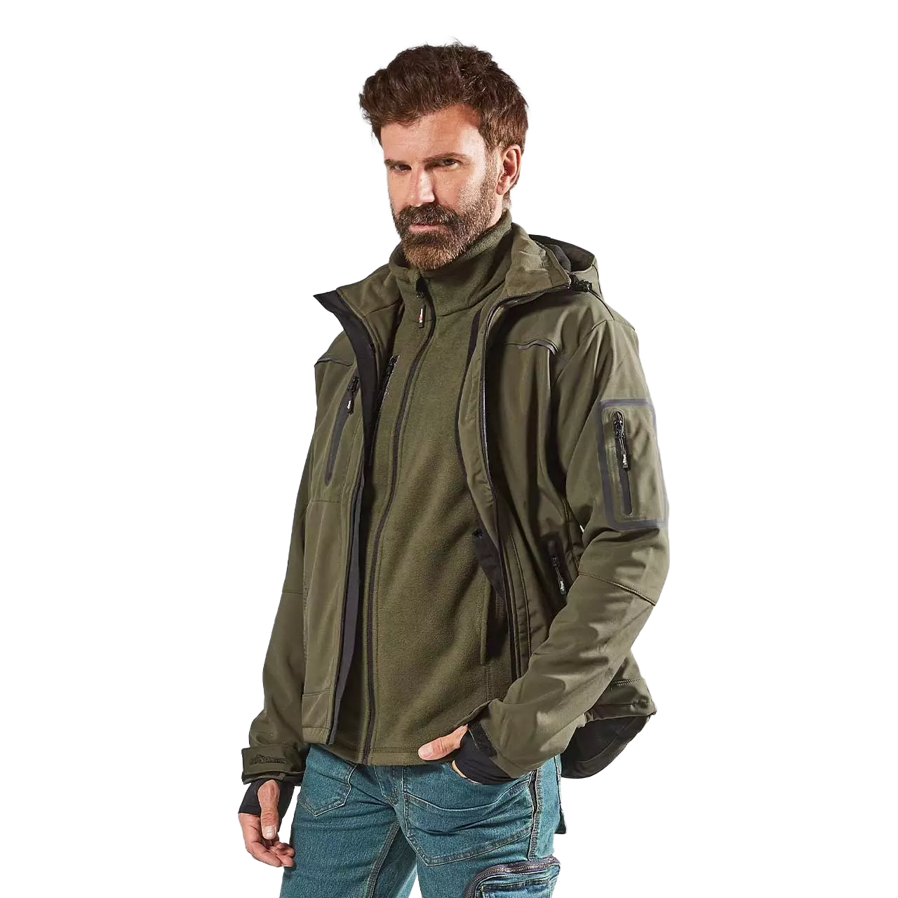 U-Power FU187DG, Space Dark Green Soft Shell, image 4