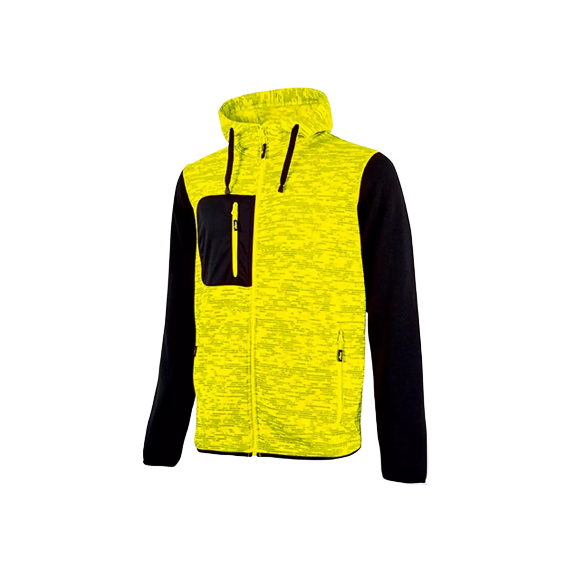 U-Power EY174YF, Rainbow Yellow Fluo Sweatshirt