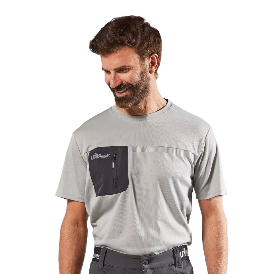 U-Power FU248LS, Christal Lime Stone T-Shirt, image 4, gallery thumbnail