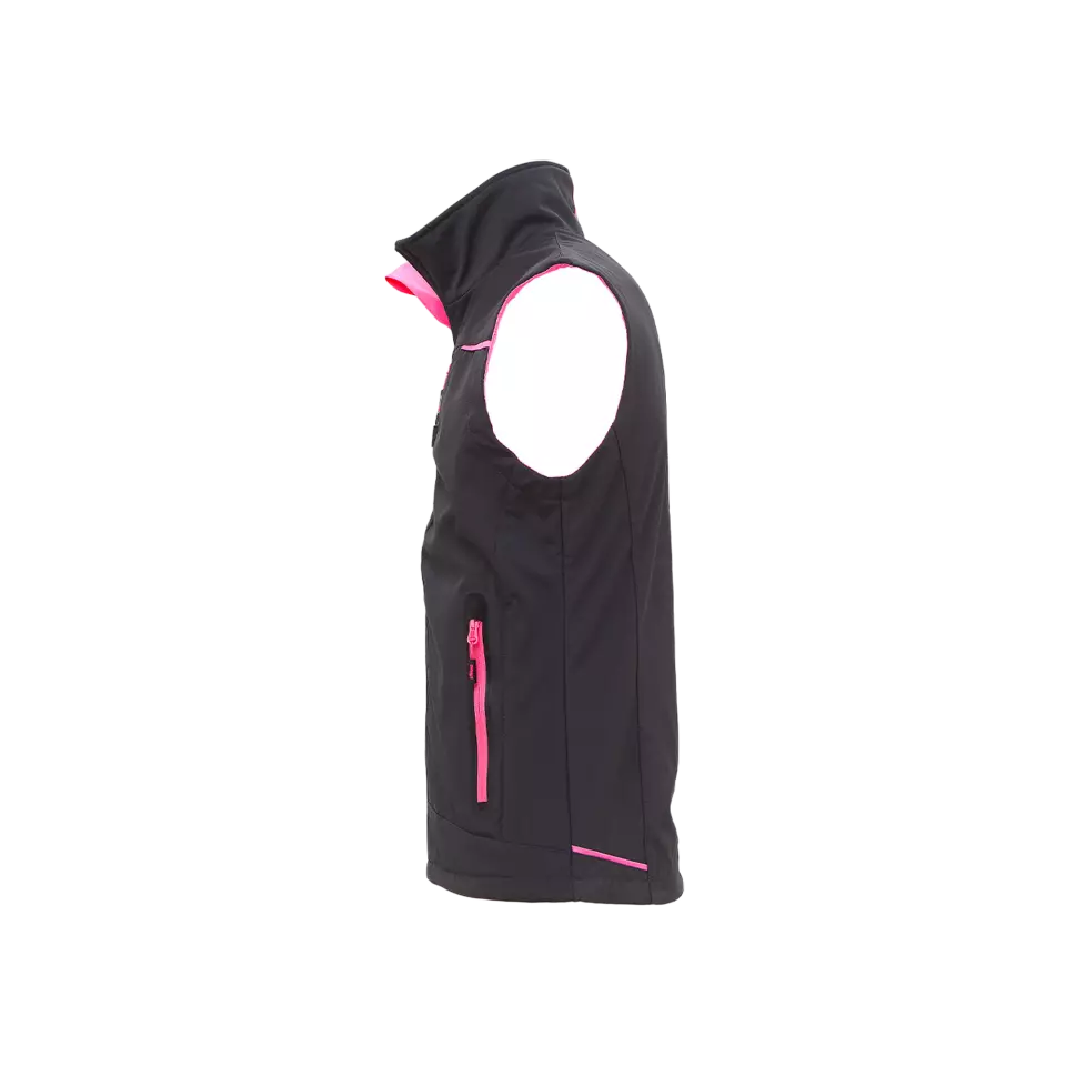 U-Power FU188GF, Universe Lady Grey Fucsia Work Vest, image 3, gallery thumbnail