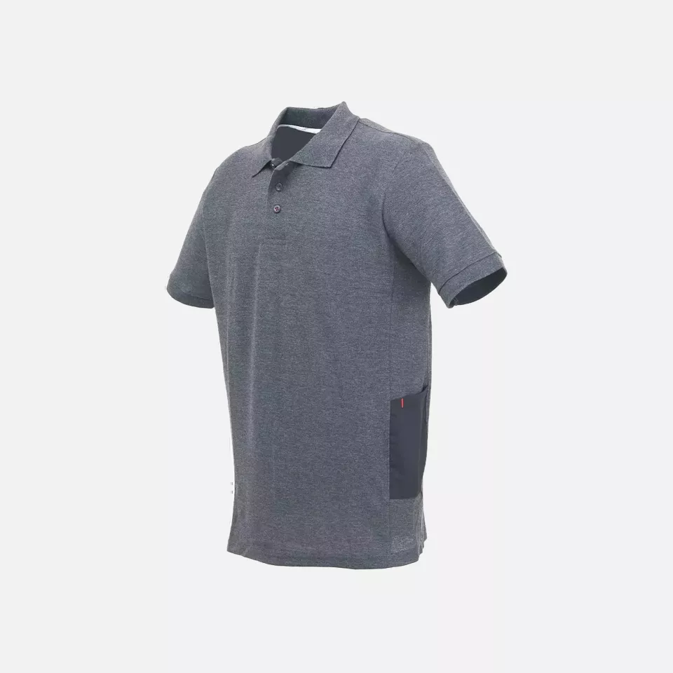 U-Power EY125GM, Gap Grey Meteorite Polo Shirt, image 3, gallery thumbnail