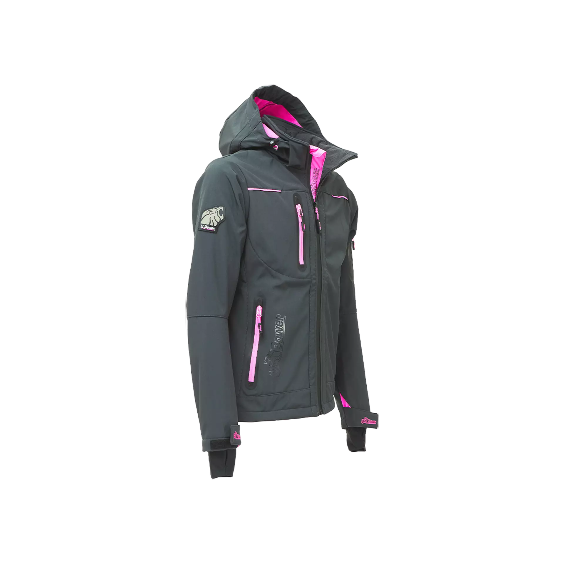 U-Power FU187GF, Space Lady Grey Fucsia Soft Shell, image 5