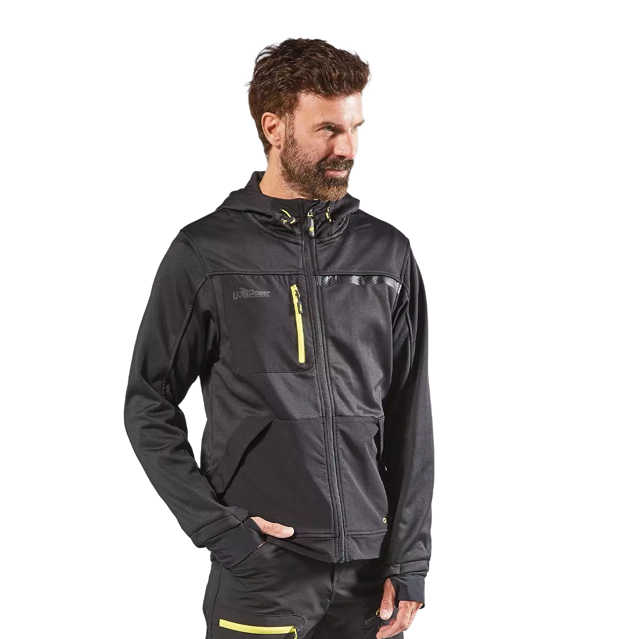 U-Power FU275BC, Galaxy Black Carbon Sweatshirt, image 7