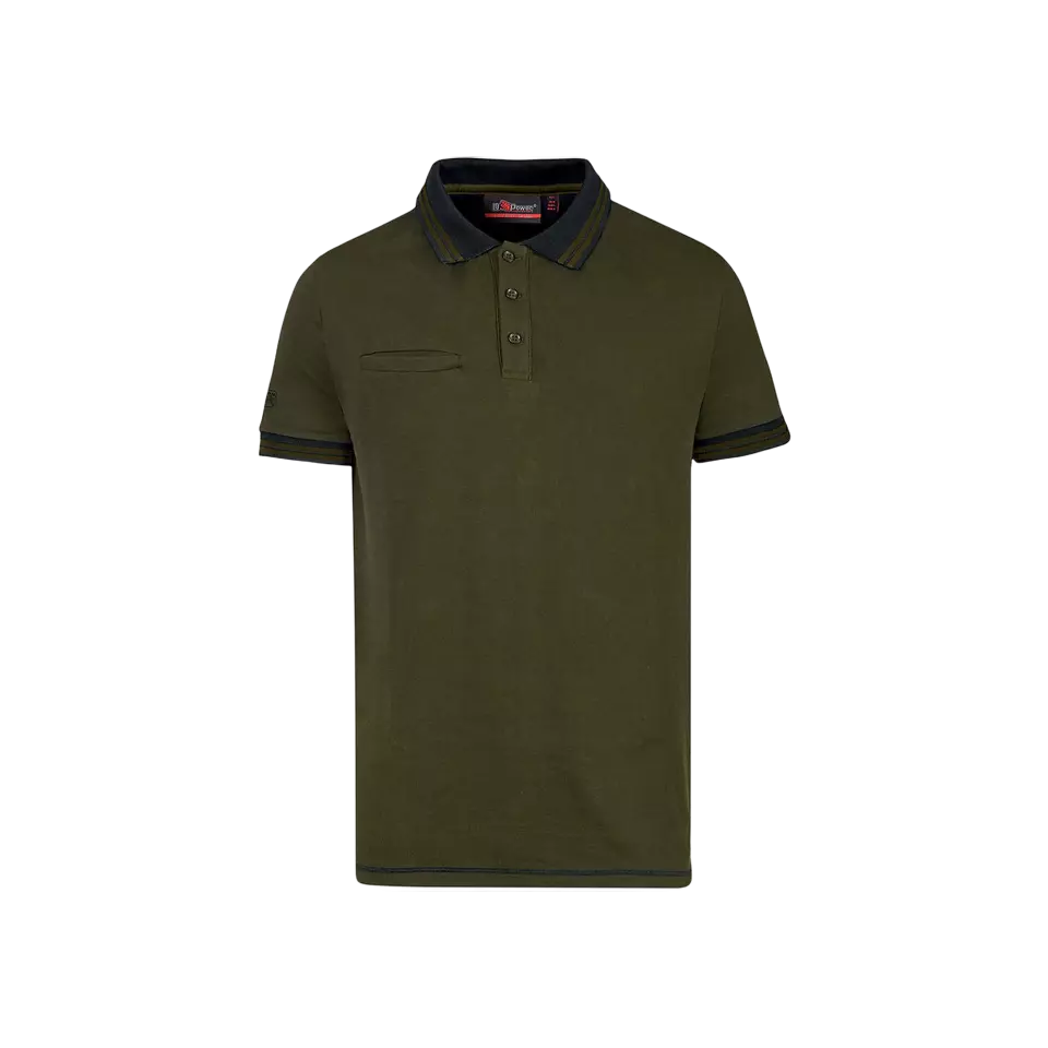 U-Power EY264DG, Way Dark Green Polo, image 1, gallery thumbnail