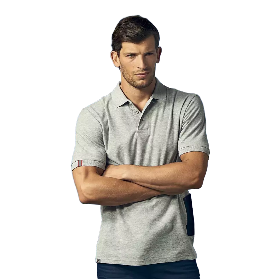 U-Power EY125GS, Gap Grey Silver Poloshirt, image 8, gallery thumbnail