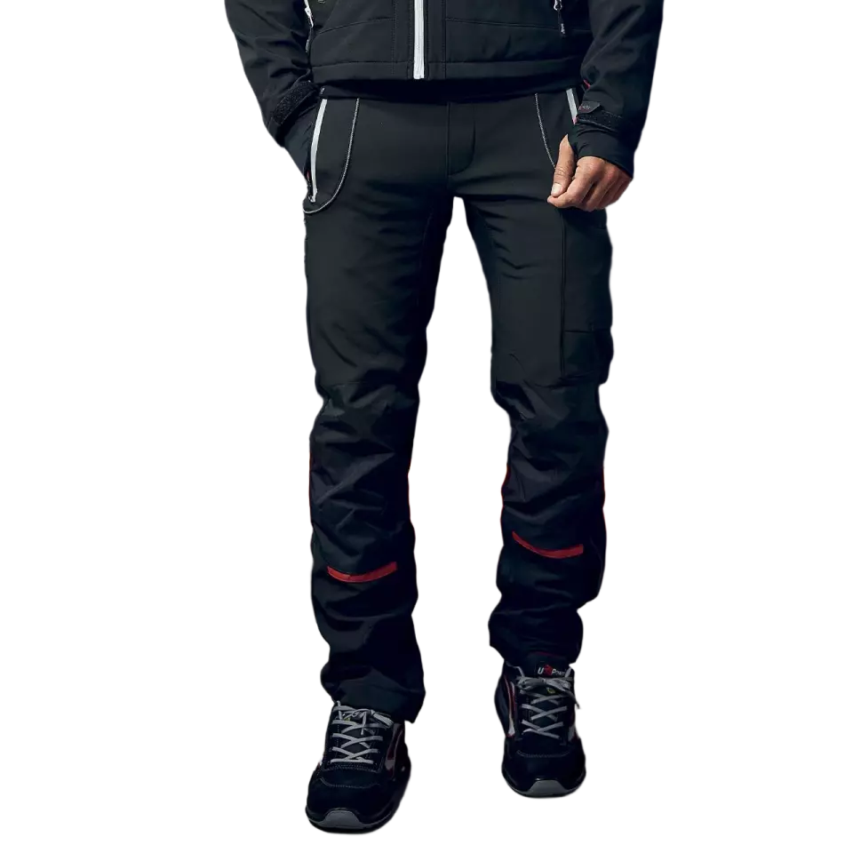 U-Power SY008BC, Pit Black Carbon Trousers, image 2, gallery thumbnail