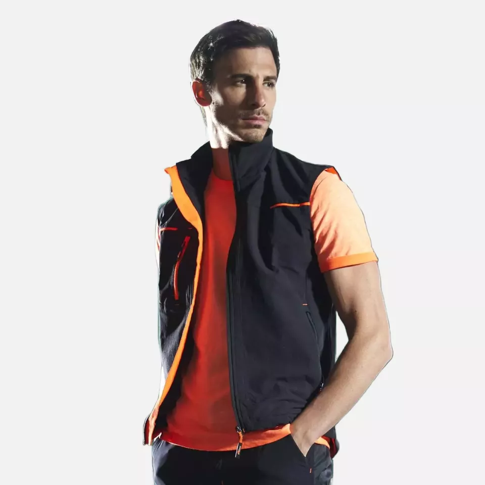 U-Power PE181DB, Saturn Deep Blue Work Vest, image 3, gallery thumbnail
