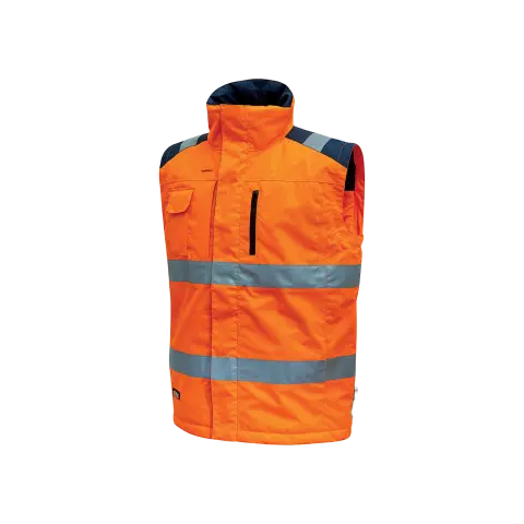 U-Power Prime Orange Fluo Work Vest