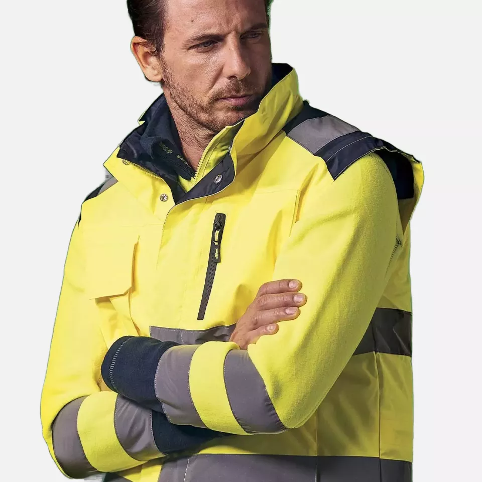 U-Power HL159YF, Prime Yellow Fluo Work Vest, image 4, gallery thumbnail