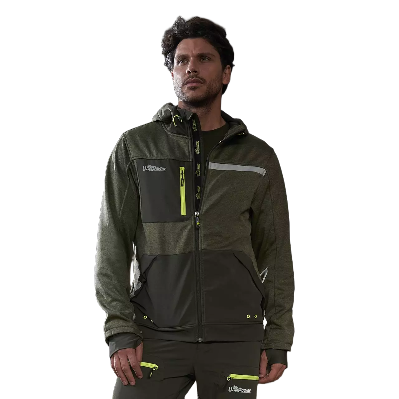 U-Power FU275DG, Galaxy Dark Green Sweatshirt, image 8