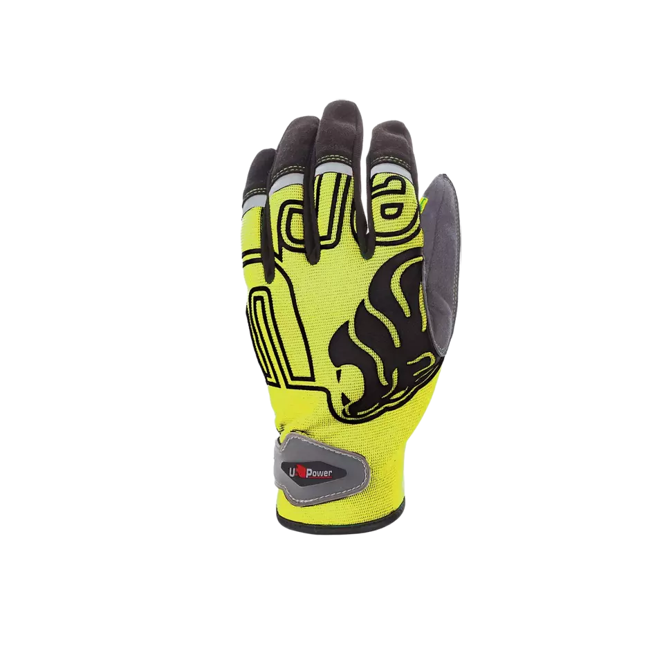 U-Power GP204YF, Niko Yellow Fluo Arbeitshandschuhe, image 1, gallery thumbnail