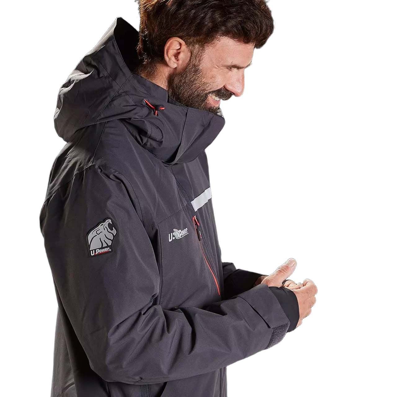 U-Power FU255AG, Wink Asphalt Grey Work Jacket, image 5