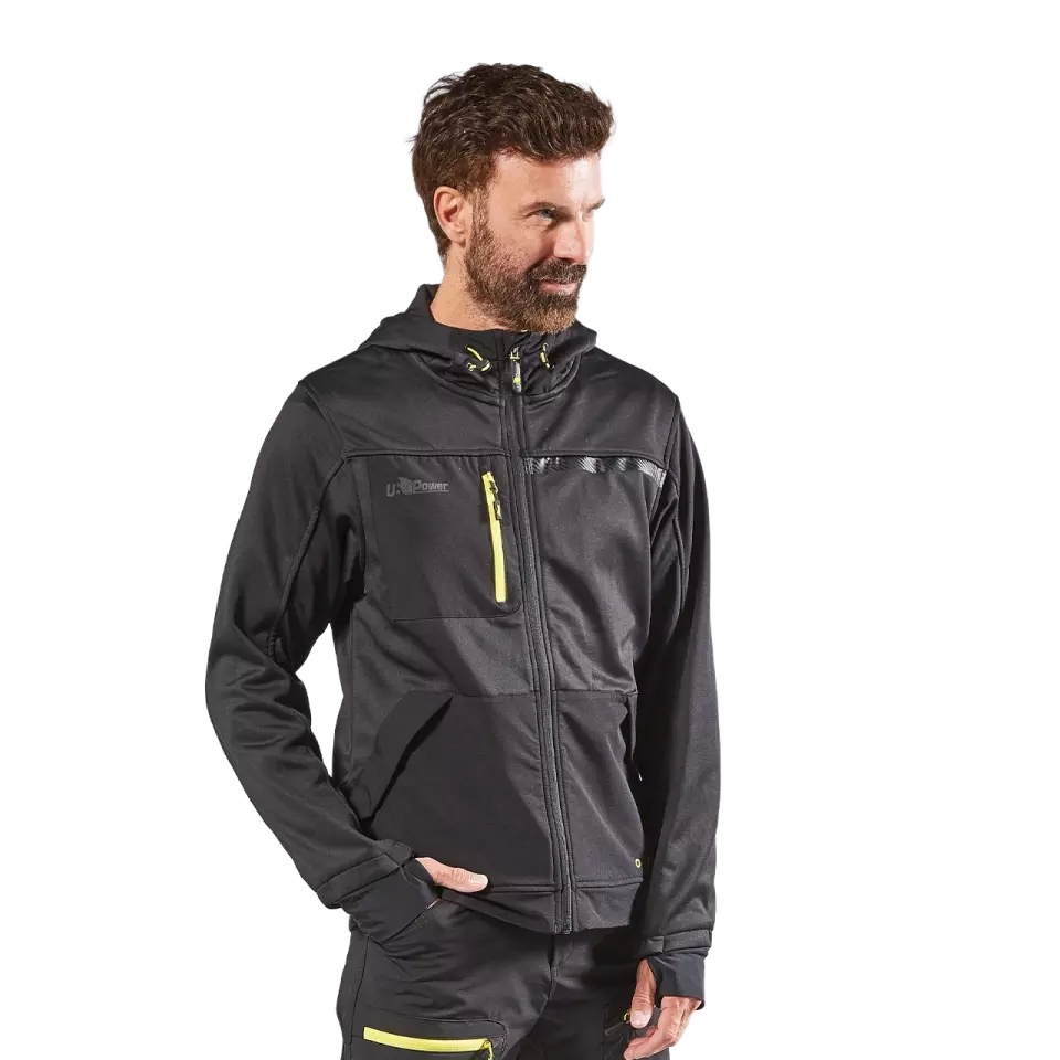 U-Power FU275BC, Galaxy Black Carbon Sweatshirt, image 7, gallery thumbnail