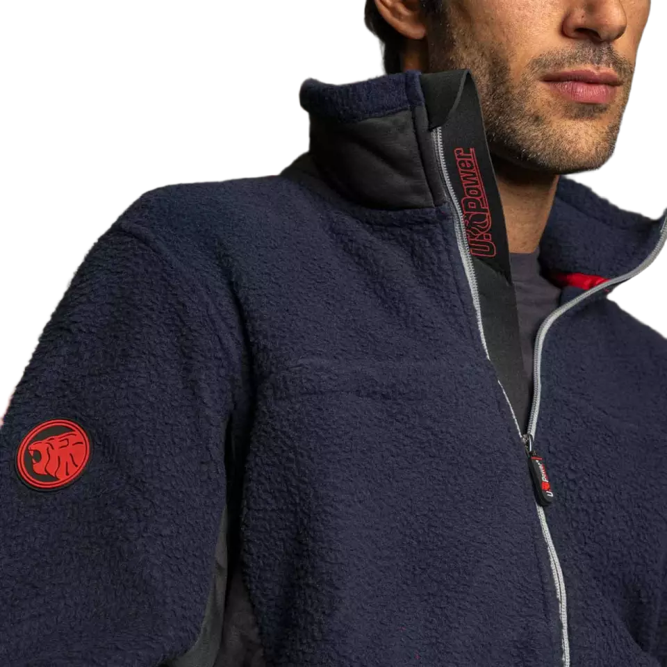 U-Power EX277DB, Bark Deep Blue Fleecejacke, image 7, gallery thumbnail