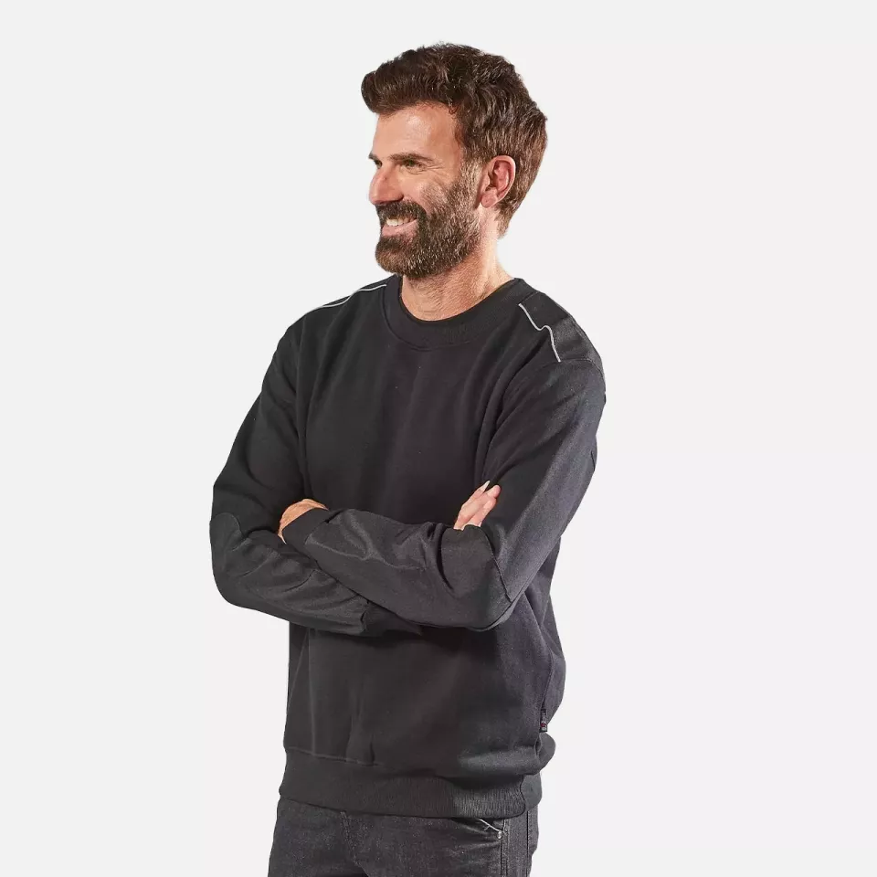 U-Power EY170BC, Ryke Black Carbon Sweatshirt, image 3, gallery thumbnail