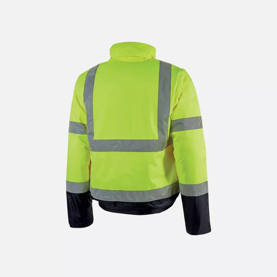U-Power HL158YF, Crafty Yellow Fluo Bomber Jacket, image 2, gallery thumbnail