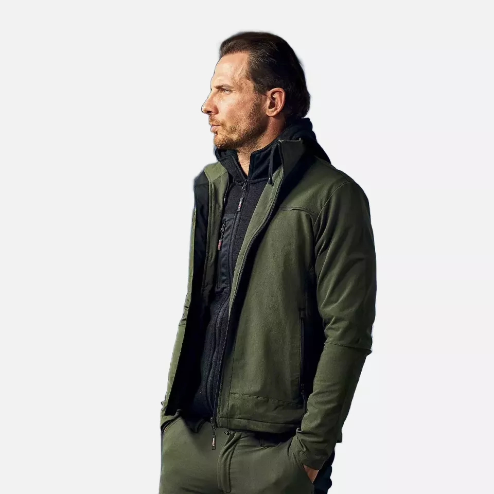 U-Power PE178DG, Pluton Dark Green Stretch Jacke, image 6, gallery thumbnail