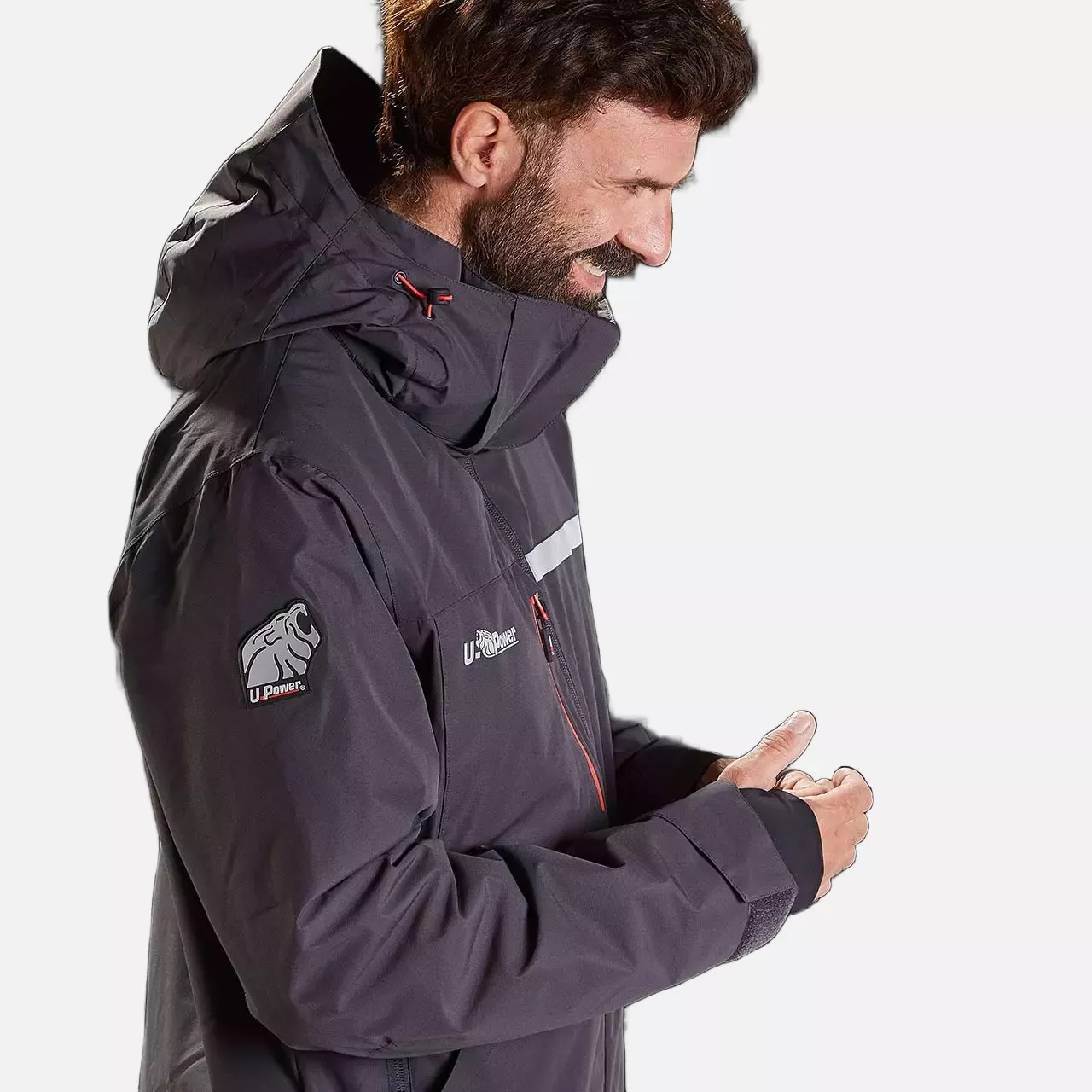 U-Power FU255AG, Wink Asphalt Grey Work Jacket, image 5