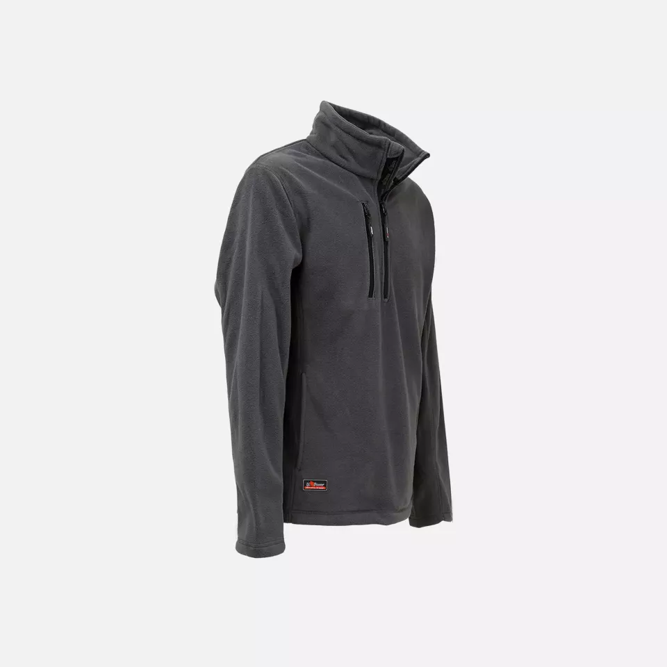 U-Power EY143GM, Bering Grey Meteorite Fleece Jacket, image 4, gallery thumbnail