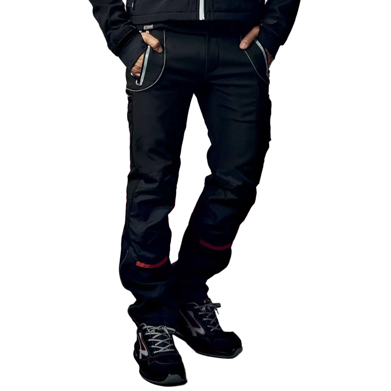 U-Power SY008BC, Pit Black Carbon Trousers, image 3