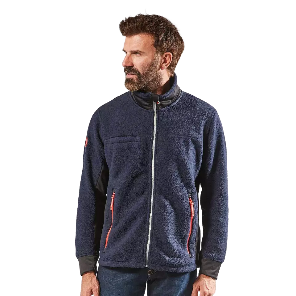 U-Power EX277DB, Bark Deep Blue Fleecejacke, image 2, gallery thumbnail