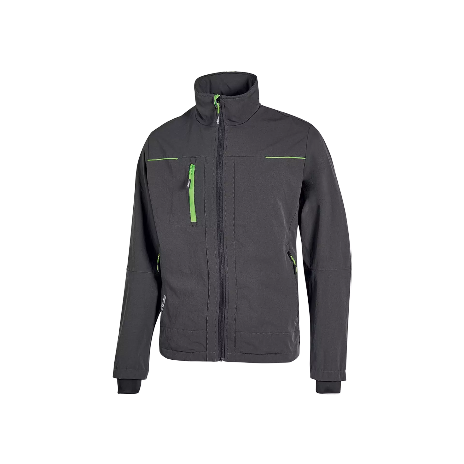 U-Power PE178RL, Pluton Asphalt Grey/Green Stretch Jacke