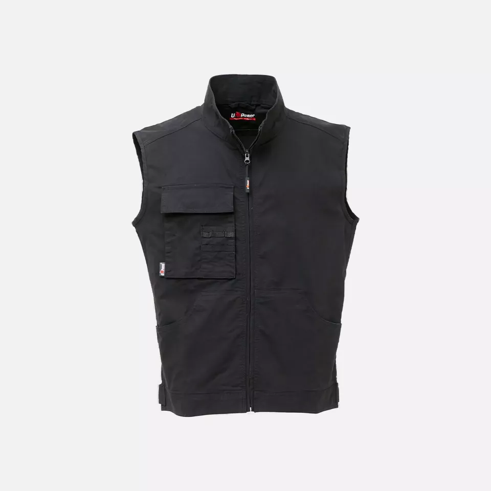 U-Power EY148BC, Wave Black Carbon Arbeitsweste, image 1, gallery thumbnail