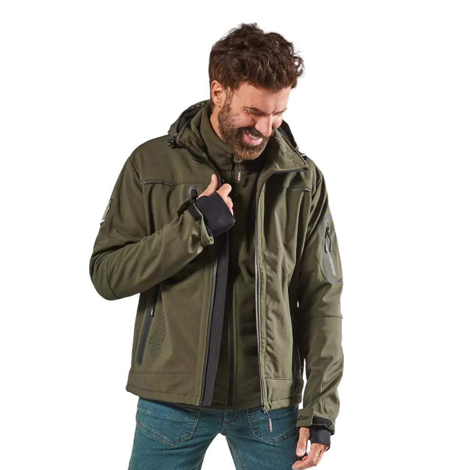 U-Power FU187DG, Space Dark Green Soft Shell, image 3, gallery thumbnail