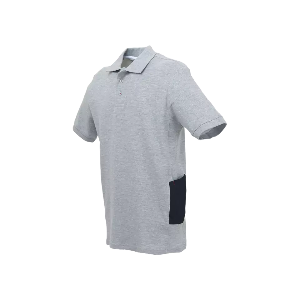 U-Power EY125GS, Gap Grey Silver Poloshirt, image 3, gallery thumbnail