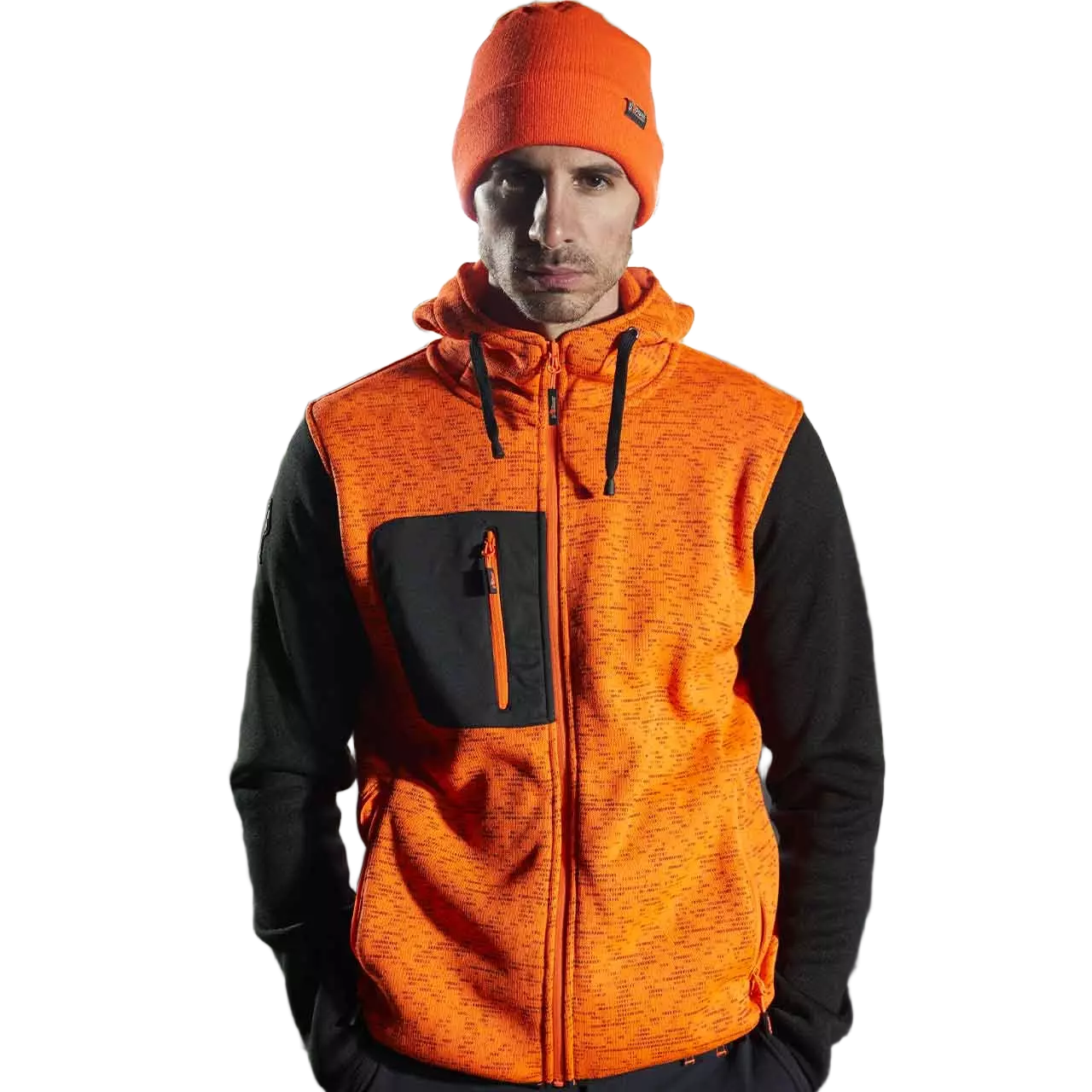 U-Power EY174OF, Rainbow Orange Fluo Sweatshirt, image 5