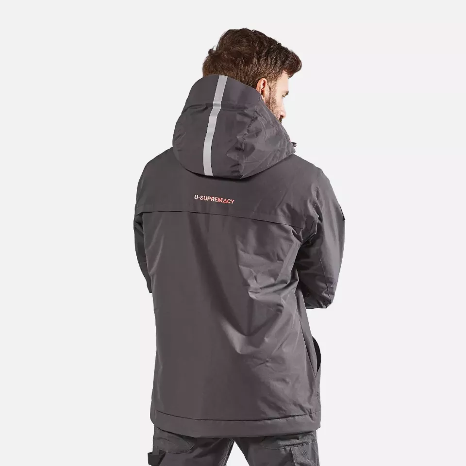 U-Power FU255AG, Wink Asphalt Grey Work Jacket, image 3, gallery thumbnail