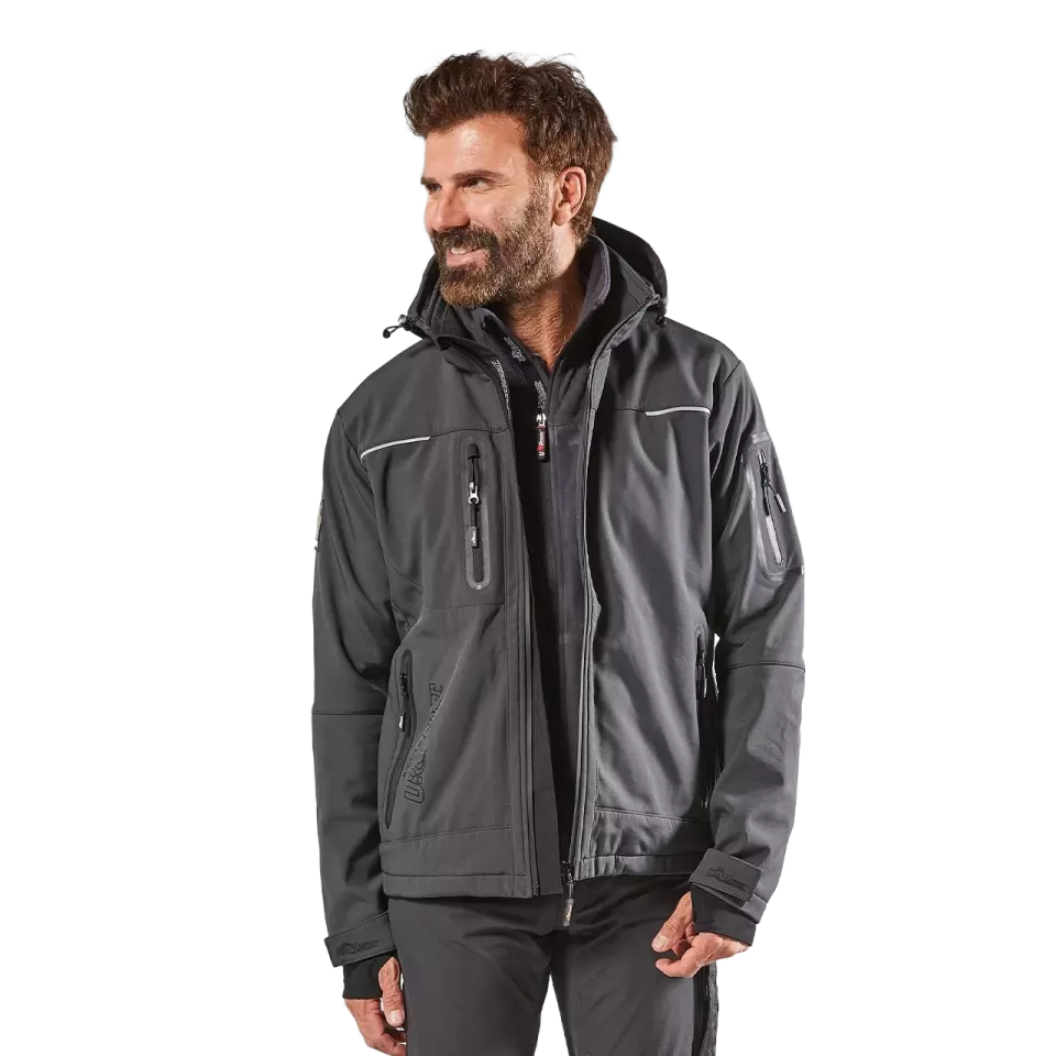 U-Power FU187AG, Space Asphalt Grey Soft Shell, image 3, gallery thumbnail